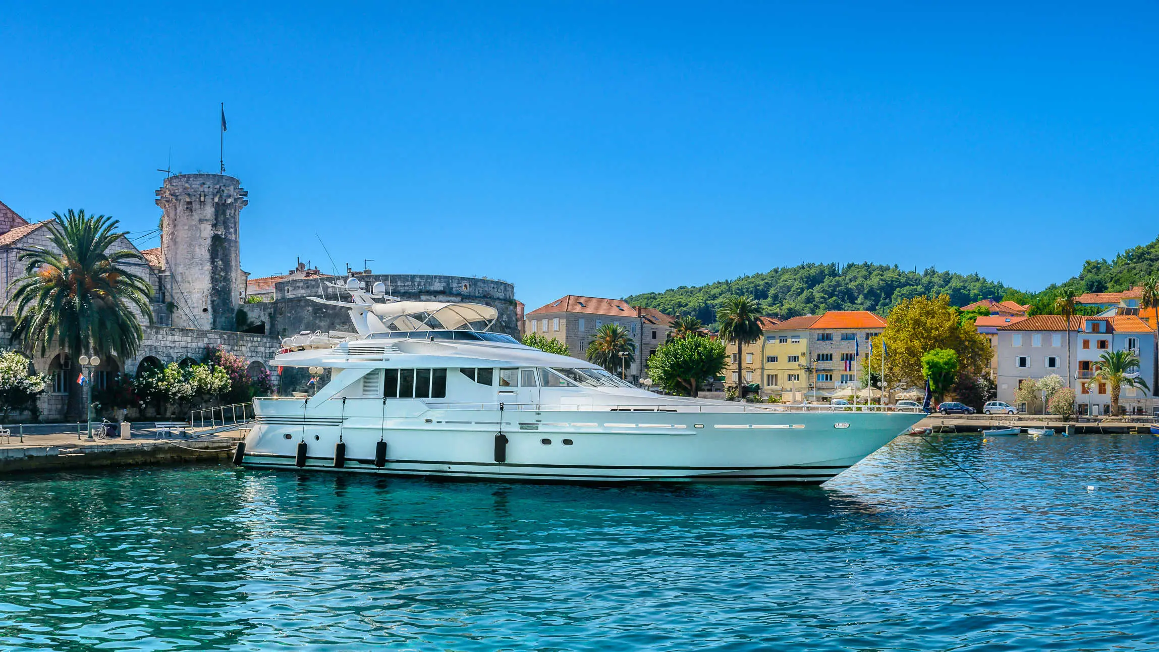 Sailing and boats routes in the Kornati